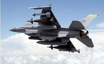 F-16 alone